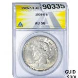 1926-D Silver Peace Dollar ANACS AU58