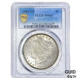 1884-CC Morgan Silver Dollar PCGS MS63
