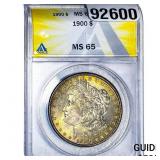 1900 Morgan Silver Dollar ANACS MS65