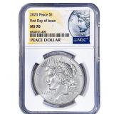 2023 Silver Peace Dollar NGC MS70