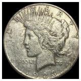 1923-S Silver Peace Dollar LIGHTLY CIRCULATED