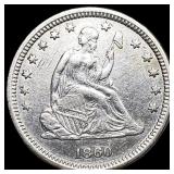 1860 Seated Liberty Quarter CLOSELY UNCIRCULATED