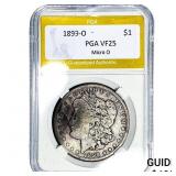 1899-O Morgan Silver Dollar PGA VF25 Micro O