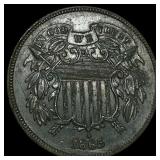 1865 Copper Two-Cent Piece CLOSELY UNCIRCULATED