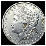 1892 Morgan Silver Dollar CLOSELY UNCIRCULATED