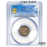 1863 Civil War Toke Our Little Moniter PCGS AU58