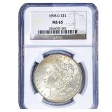 1898-O Morgan Silver Dollar NGC MS65