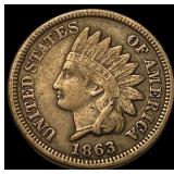 1863 Indian Head Cent CLOSELY UNCIRCULATED CLOSEL