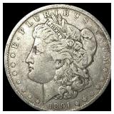 1891-O Silver Morgan Dollar LIGHTLY CIRCULATED