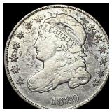 1830 Silver Capped Bust Dime LIGHTLY  CIRCULATED
