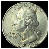1945 Washington Silver Quarter UNCIRCULATED