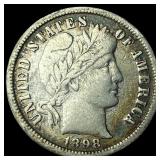 1898-O Silver Barber Dime LIGHTLY CIRCULATED