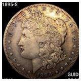 1895-S Morgan Silver Dollar NEARLY UNCIRCULATED