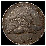 1857 Flying Eagle Cent NEARLY UNCIRCULATED NEARLY