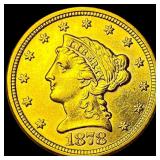 1878 Gold $2.50 Liberty Head Quarter Eagle CHOIC