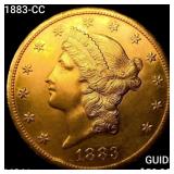 1883-CC $20 Gold Double Eagle UNCIRCULATED