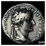 Roman Tiberius AD 14-37 Silver Denarius