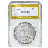 1883-S Morgan Silver Dollar PGA MS63
