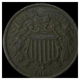 1864 Two-Cent Piece CLOSELY UNCIRCULATED