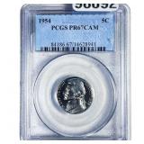 1954 Jefferson Nickel PCGS PR67 CAM