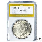1900-O Morgan Silver Dollar PGA MS66