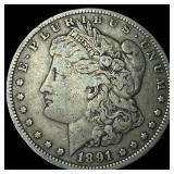 1891-O Silver Morgan Dollar LIGHTLY CIRCULATED