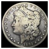 1892-CC Silver Morgan Dollar NICELY CIRCULATED N