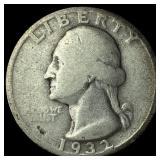 1932-S Silver Washington Quarter LIGHTLY CIRCULATE