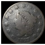 1827 Coronet Head Large Cent NICELY  CIRCULATED