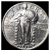 1927 Standing Liberty Silver Quarter  UNCIRCULATE