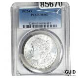 1902-O Morgan Silver Dollar PCGS MS63