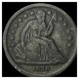 1838 Seated Liberty Dime NEARLY UNCIRCULATED