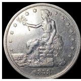 1878-S Silver Trade Dollar NEARLY  UNCIRCULATED