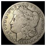 1904-S Silver Morgan Dollar LIGHTLY  CIRCULATED