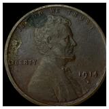 1914-D Lincoln Wheat Cent CLOSELY UNCIRCULATED