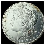 1887 Morgan Silver Dollar CHOICE BU