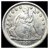 1840-O Seated Liberty Dime CLOSELY  UNCIRCULATED