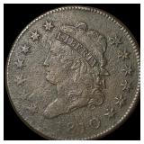 1810 Classic Head Large Cent NEARLY  UNCIRCULATED