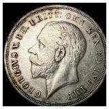 1935 Silver Crown Great Britain HIGH GRADE