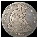 1877-S Seated Liberty Half Dollar NICELY CIRCULA
