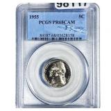 1955 Jefferson Nickel PCGS PR68 DCAM