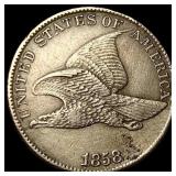 1858 Flying Eagle Cent CLOSELY UNCIRCULATED CLOSE