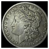 1891-O Silver Morgan Dollar NEARLY UNCIRCULATED