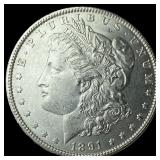 1891 Morgan Silver Dollar UNCIRCULATED