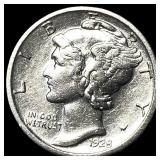 1928-S Silver Mercury Dime ABOUT UNCIRCULATED