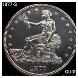 1877-S Silver Trade Dollar GEM BU PL