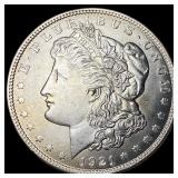 1921 Silver Morgan Dollar CHOICE BU CHOICE BU