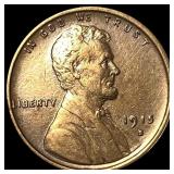 1915-S Lincoln Wheat Cent CLOSELY UNCIRCULATED C