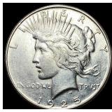 1925-S Silver Peace Dollar CLOSELY UNCIRCULATED