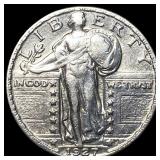 1927 Standing Liberty Quarter CHOICE AU CHOICE AU